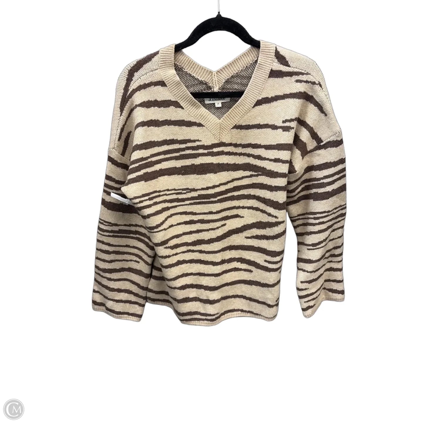 Sweater By Clothes Mentor In Cream, Size: S