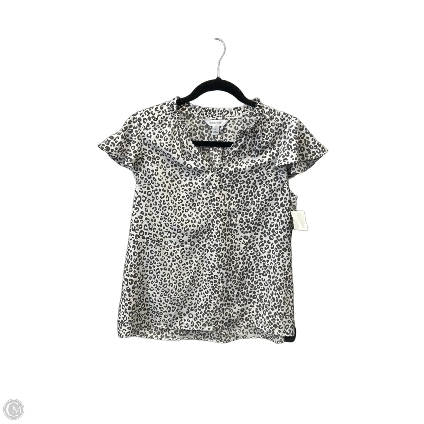Top Sleeveless By Nine West In Animal Print, Size: S