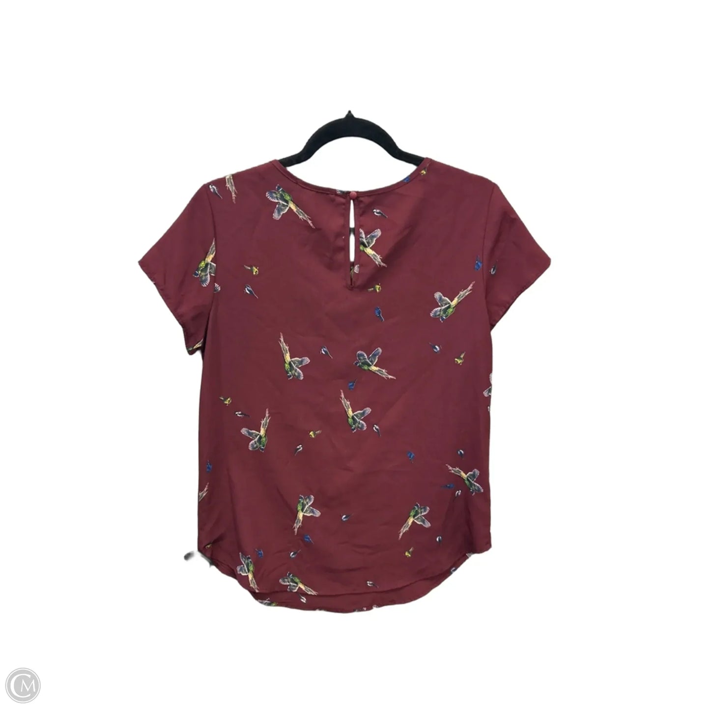 Top Short Sleeve By Le Lis In Red, Size: M