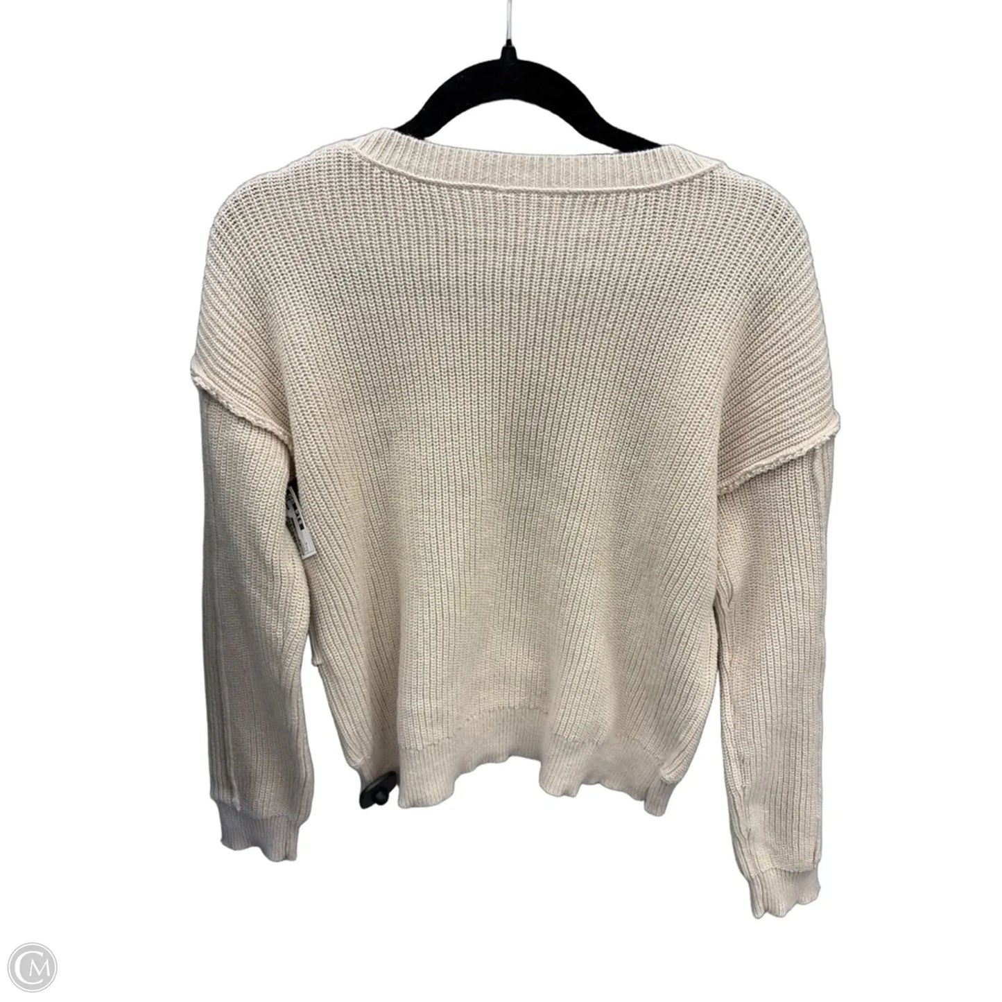 Sweater By Hem & Thread In Cream, Size: S