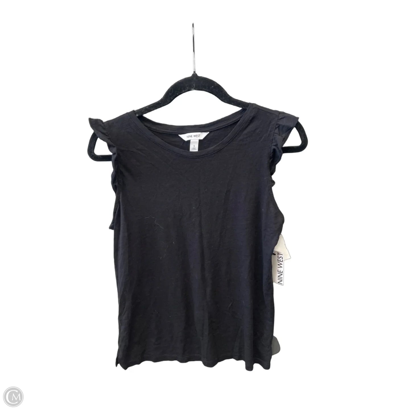 Top Sleeveless By Nine West In Black, Size: S