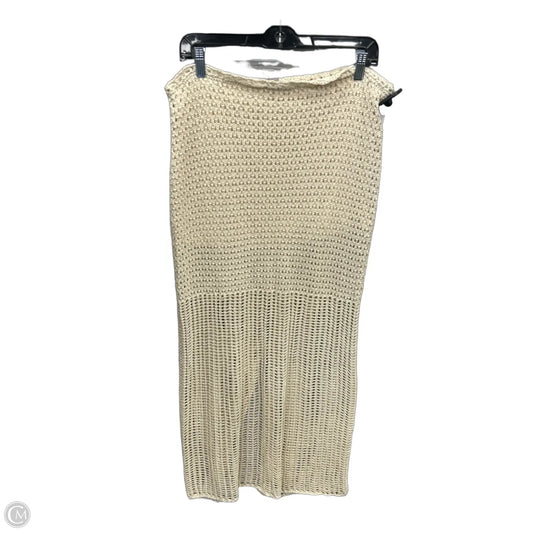 Skirt Maxi By Fashion Nova In Cream, Size: 20