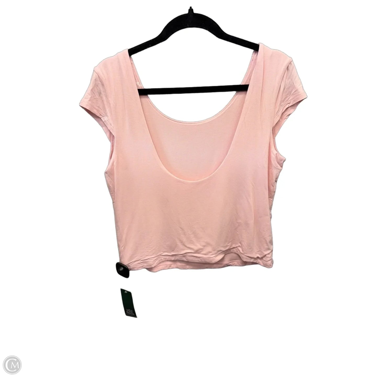 Top Short Sleeve By Wild Fable In Pink, Size: Xl