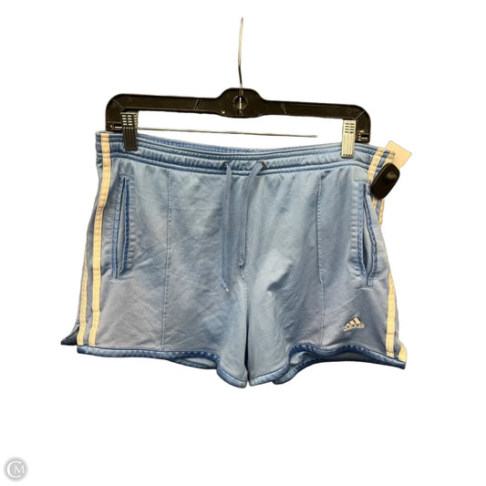 Athletic Shorts By Adidas In Blue, Size: M