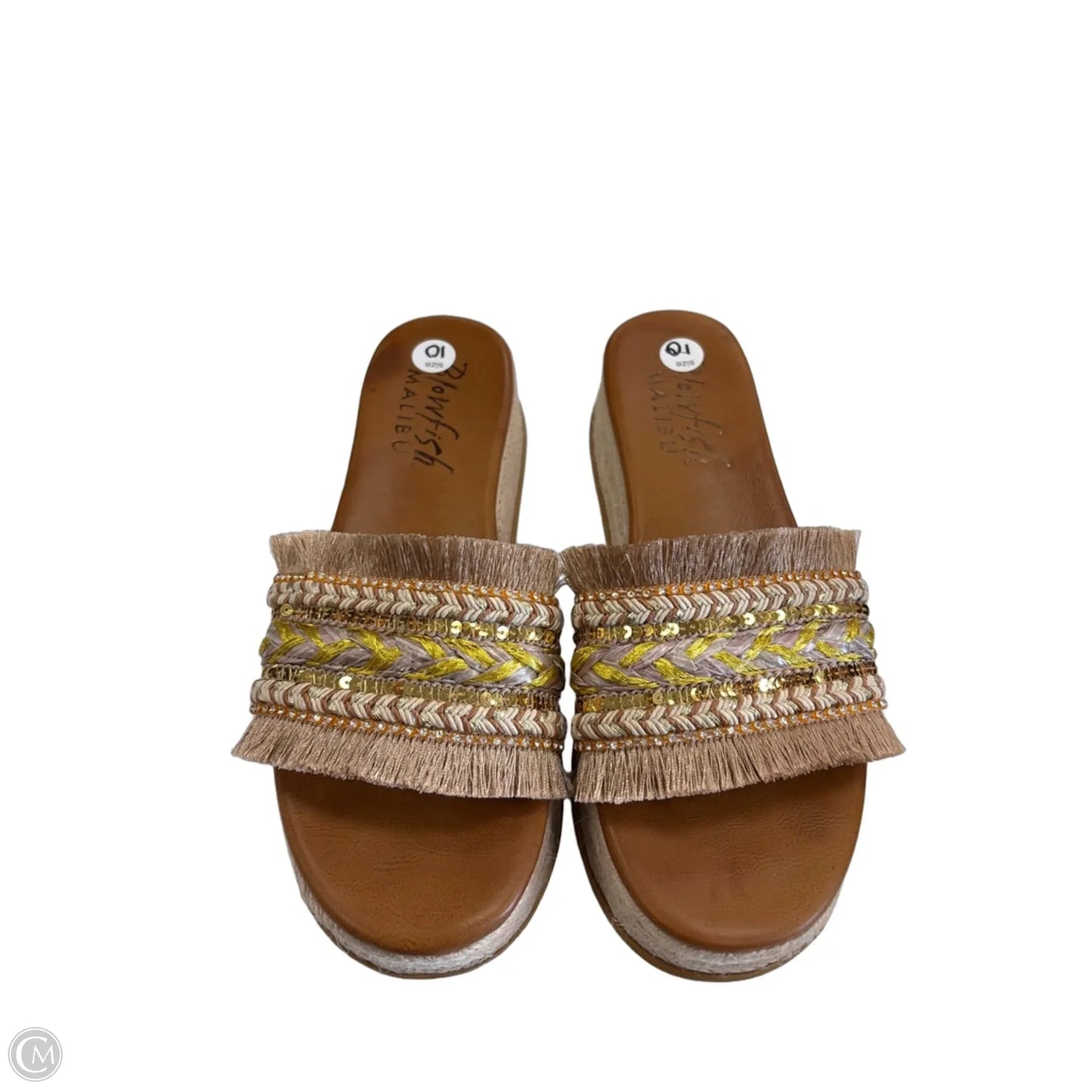 Sandals Flats By Blowfish In Brown, Size: 10