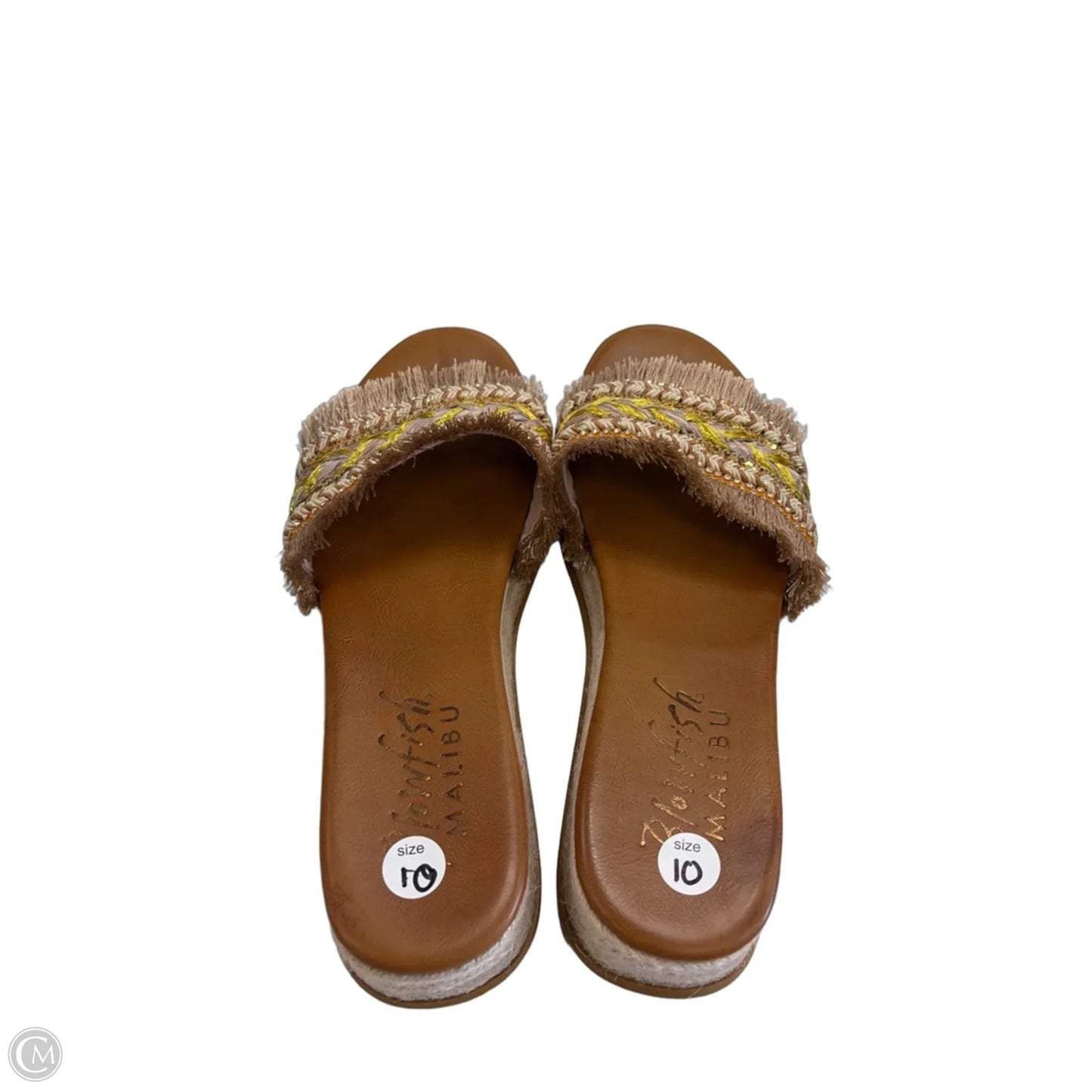 Sandals Flats By Blowfish In Brown, Size: 10