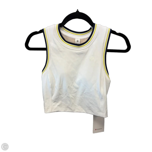 Athletic Bra By Lululemon In White, Size: S