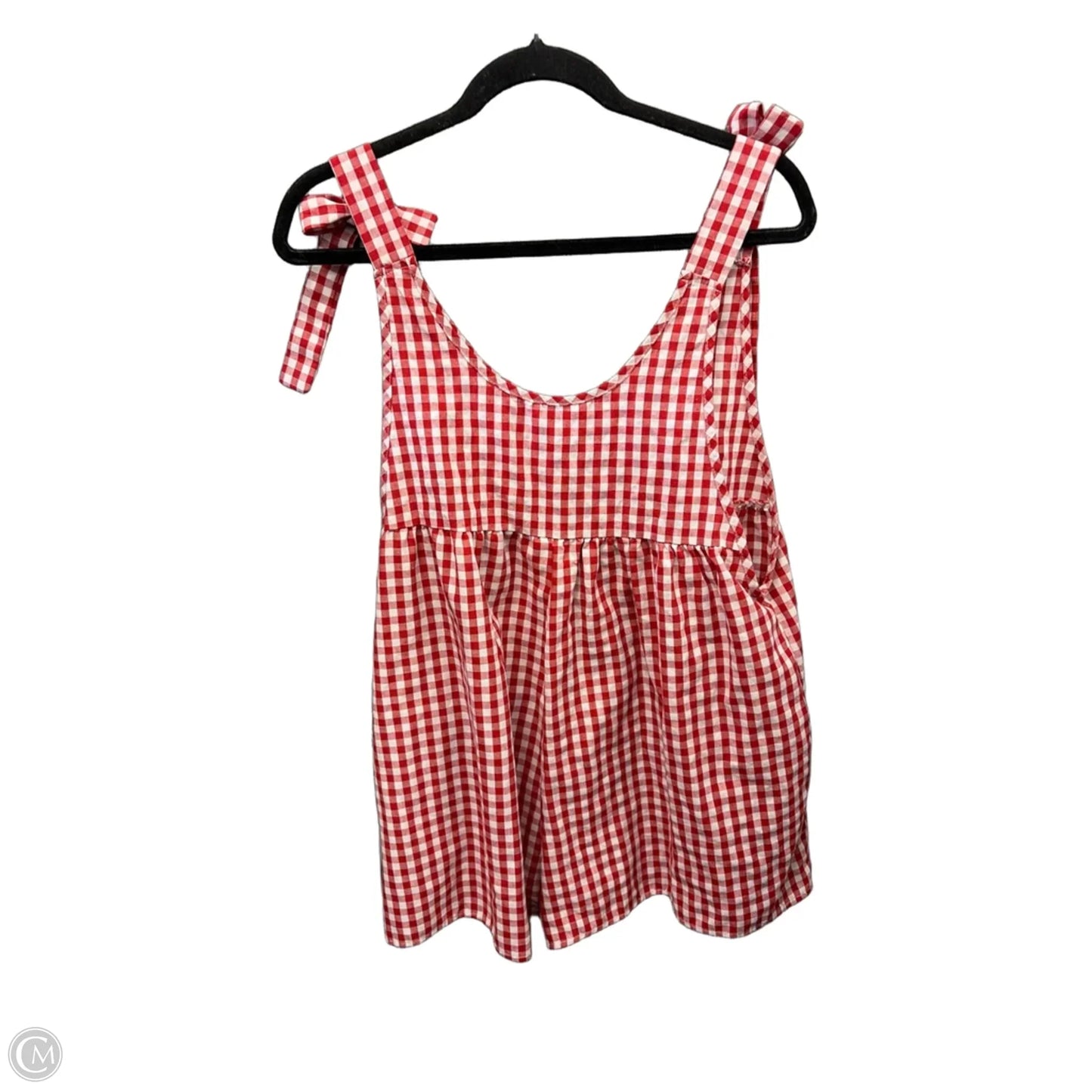 Romper By Shein In Plaid Pattern, Size: M