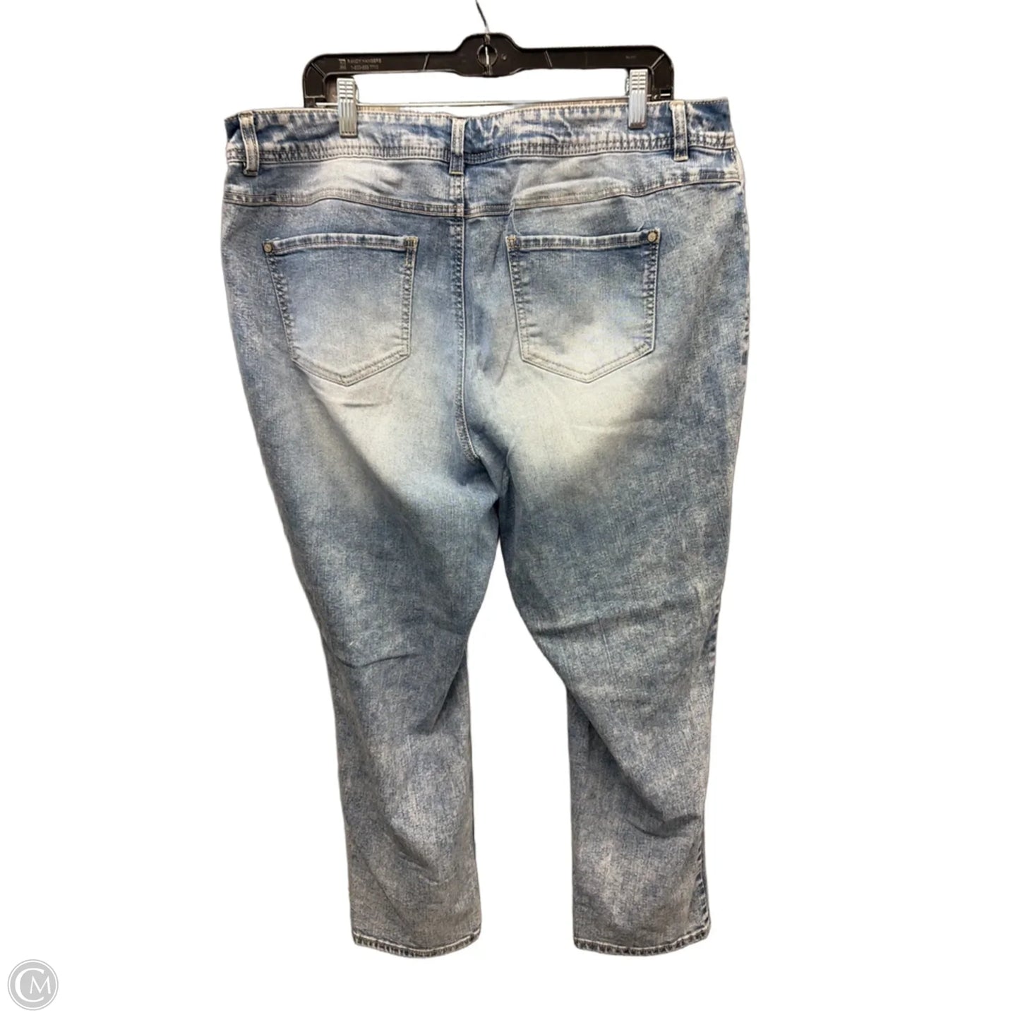 Jeans Skinny By Cato In Blue Denim, Size: 18