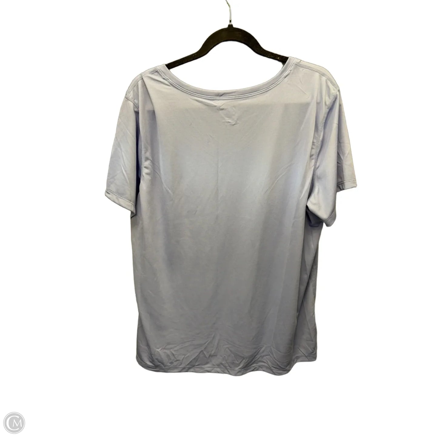 Athletic Top Short Sleeve By Athletic Works In Blue, Size: 2x