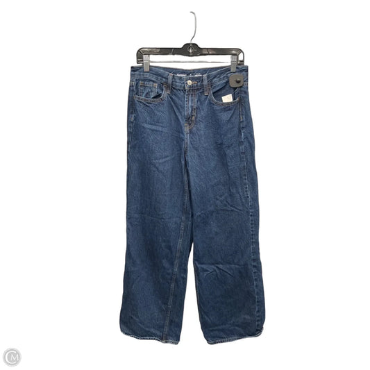 Jeans Wide Leg By Old Navy In Blue Denim, Size: 4