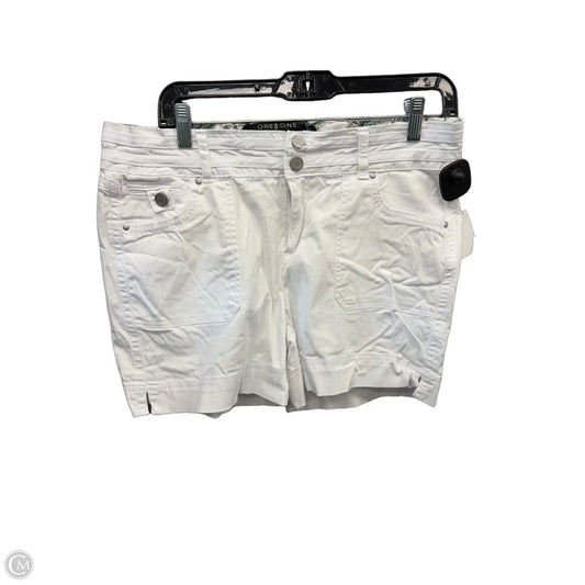 Shorts By One 5 One In White, Size: 10