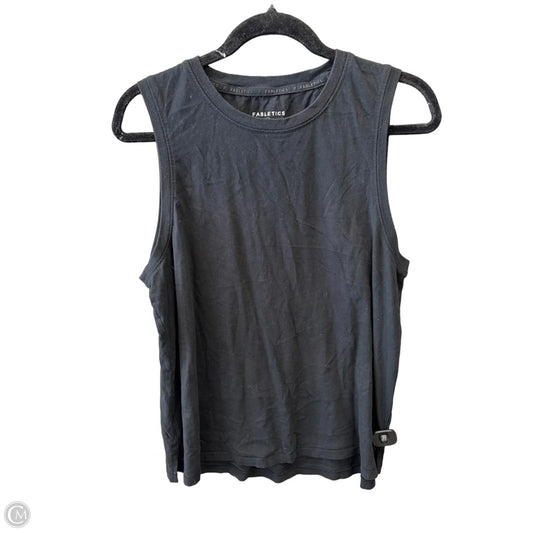 Athletic Tank Top By Fabletics In Black, Size: L