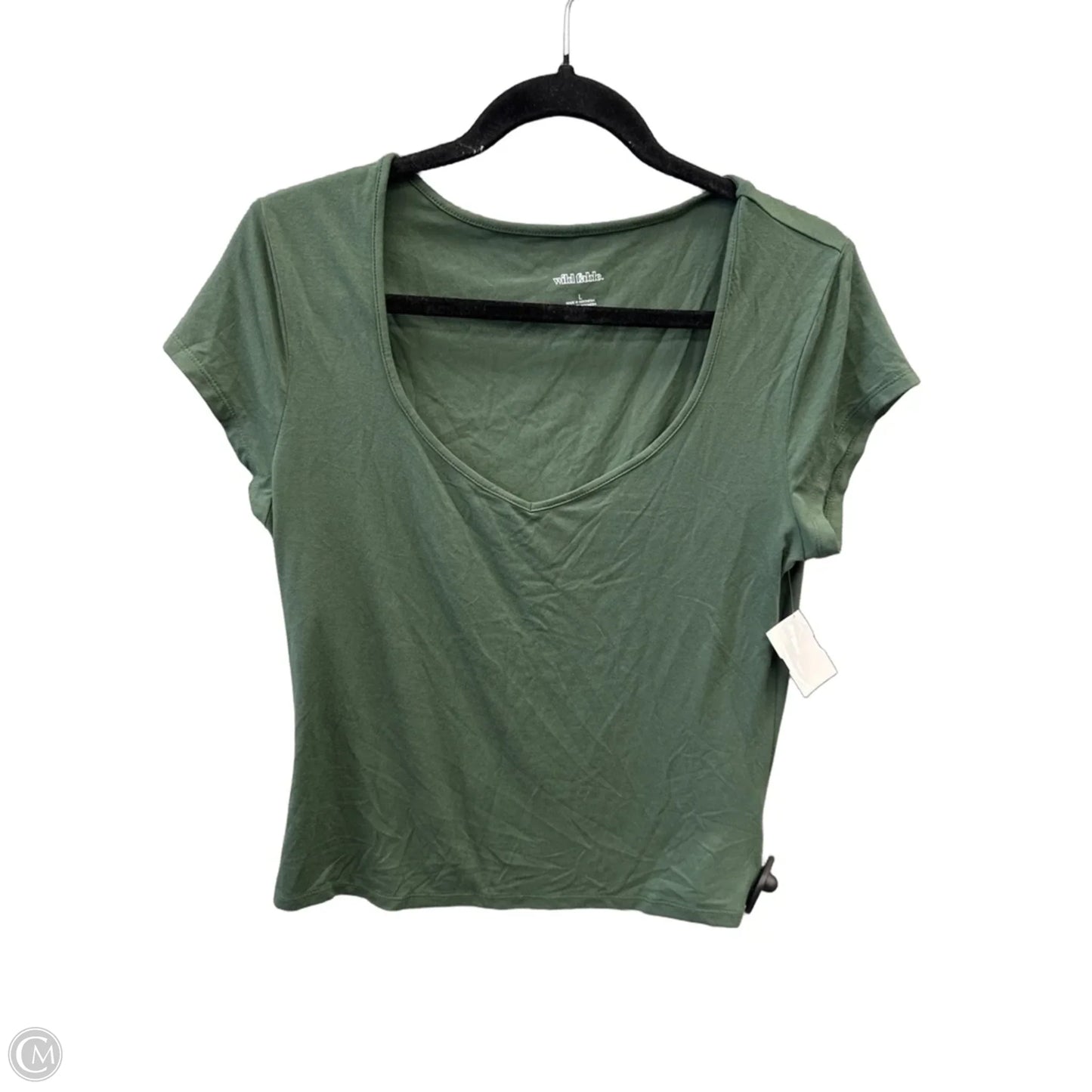 Top Sleeveless By Wild Fable In Green, Size: L