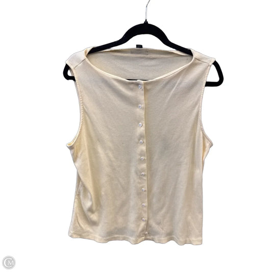 Top Sleeveless By A New Day In Yellow, Size: Xxl