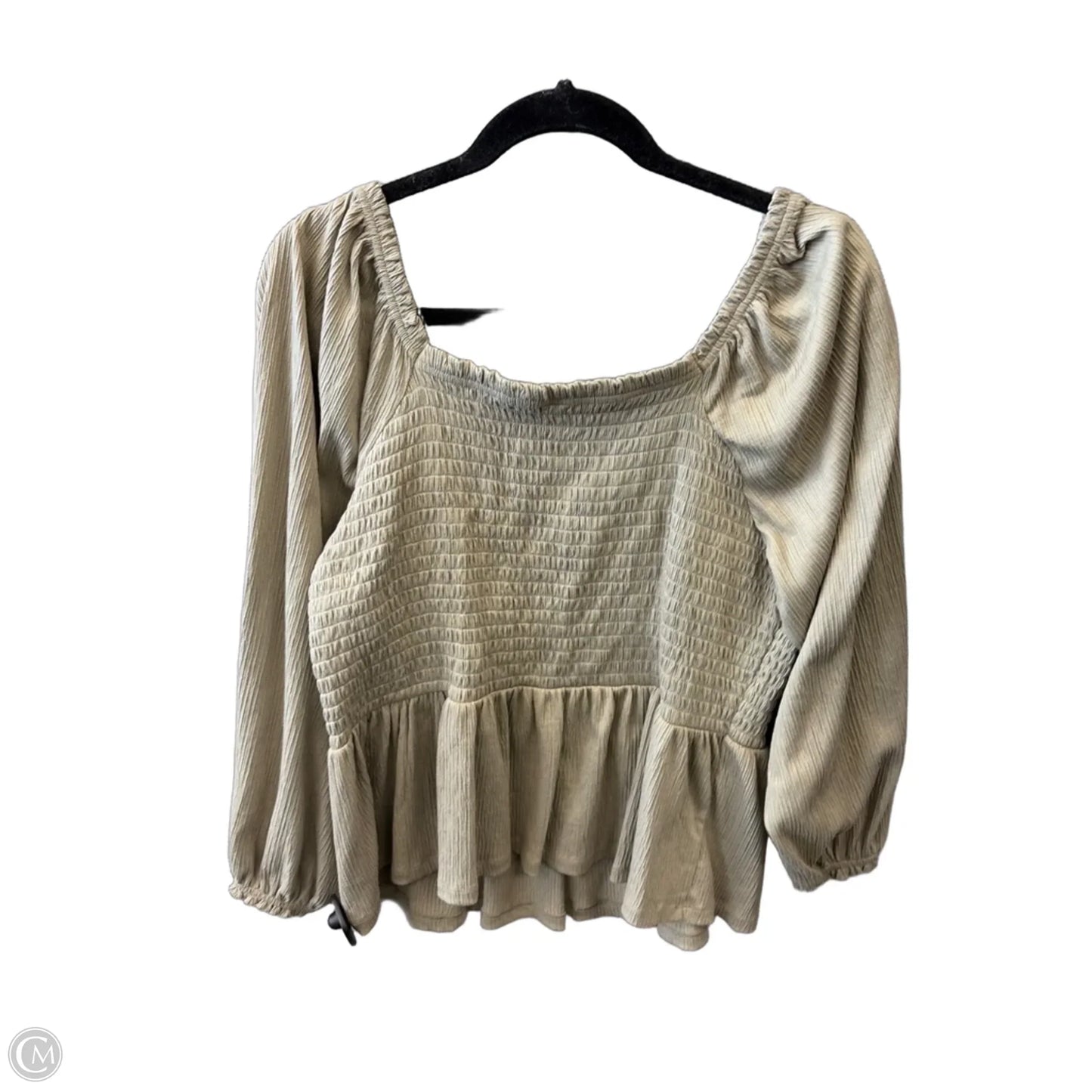 Top Long Sleeve By Old Navy In Green, Size: Xl