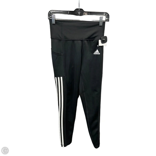 Athletic Leggings By Adidas In Black, Size: S