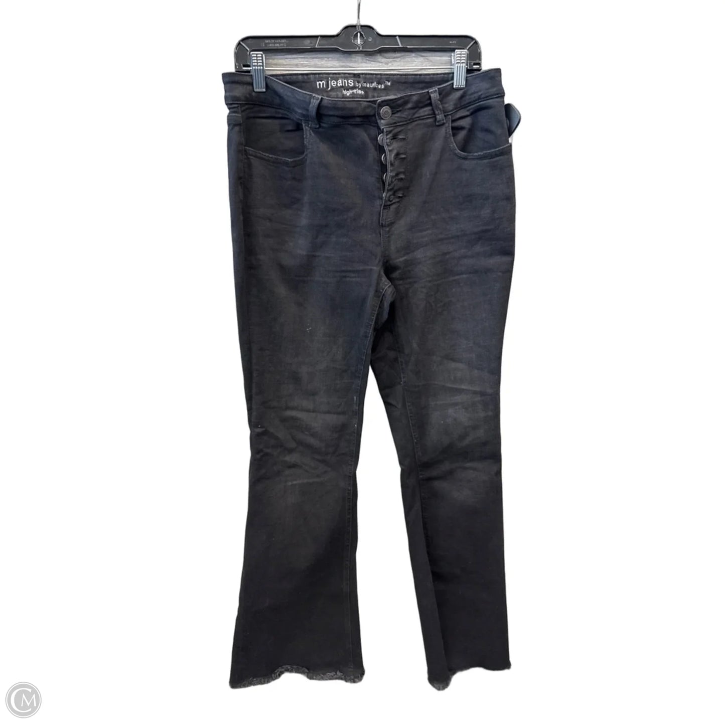 Jeans Boot Cut By Maurices In Black Denim, Size: 10