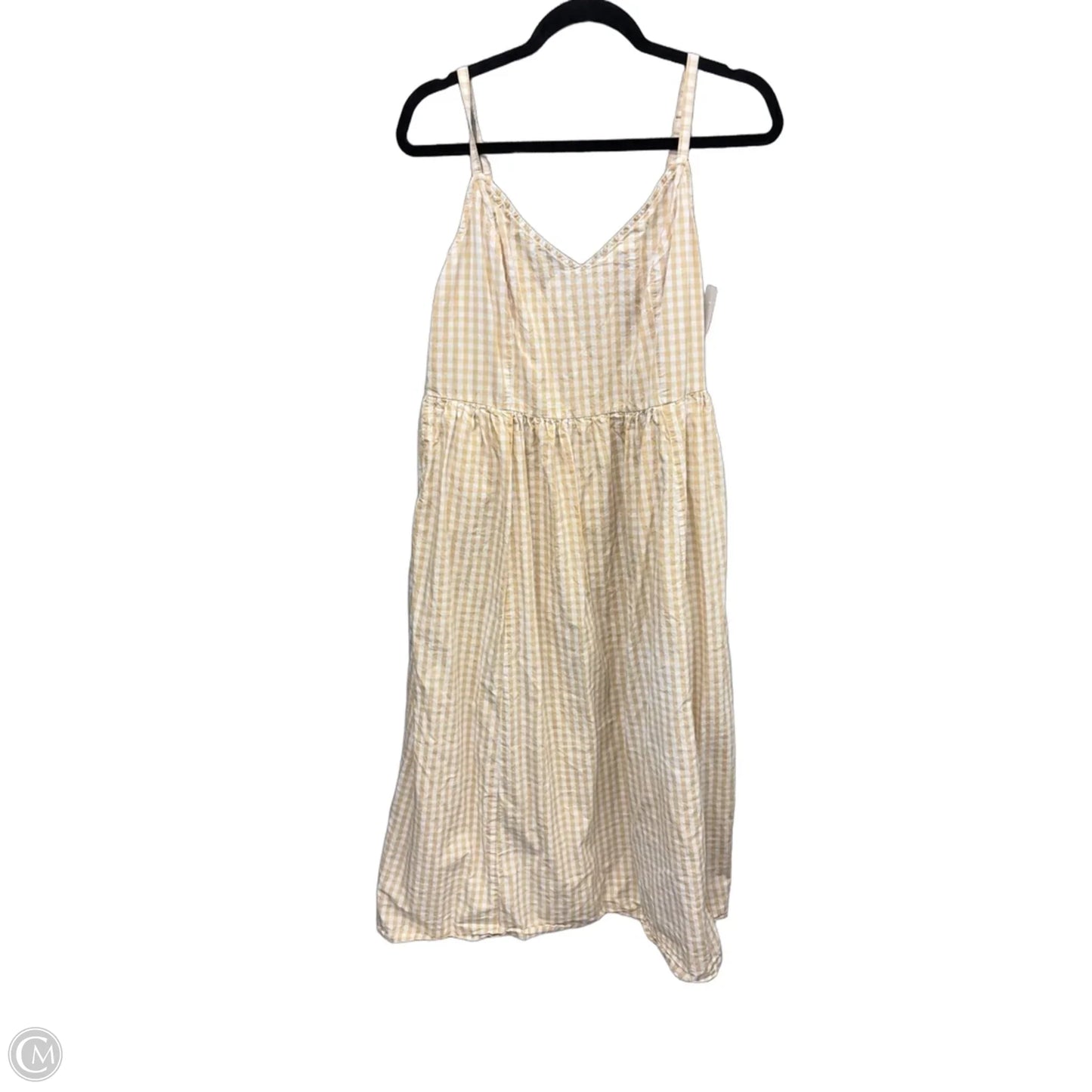 Dress Casual Maxi By Old Navy In Plaid Pattern, Size: L