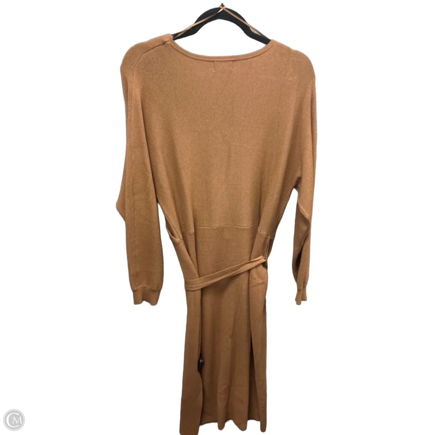Dress Casual Maxi By Nicole Miller In Brown, Size: L