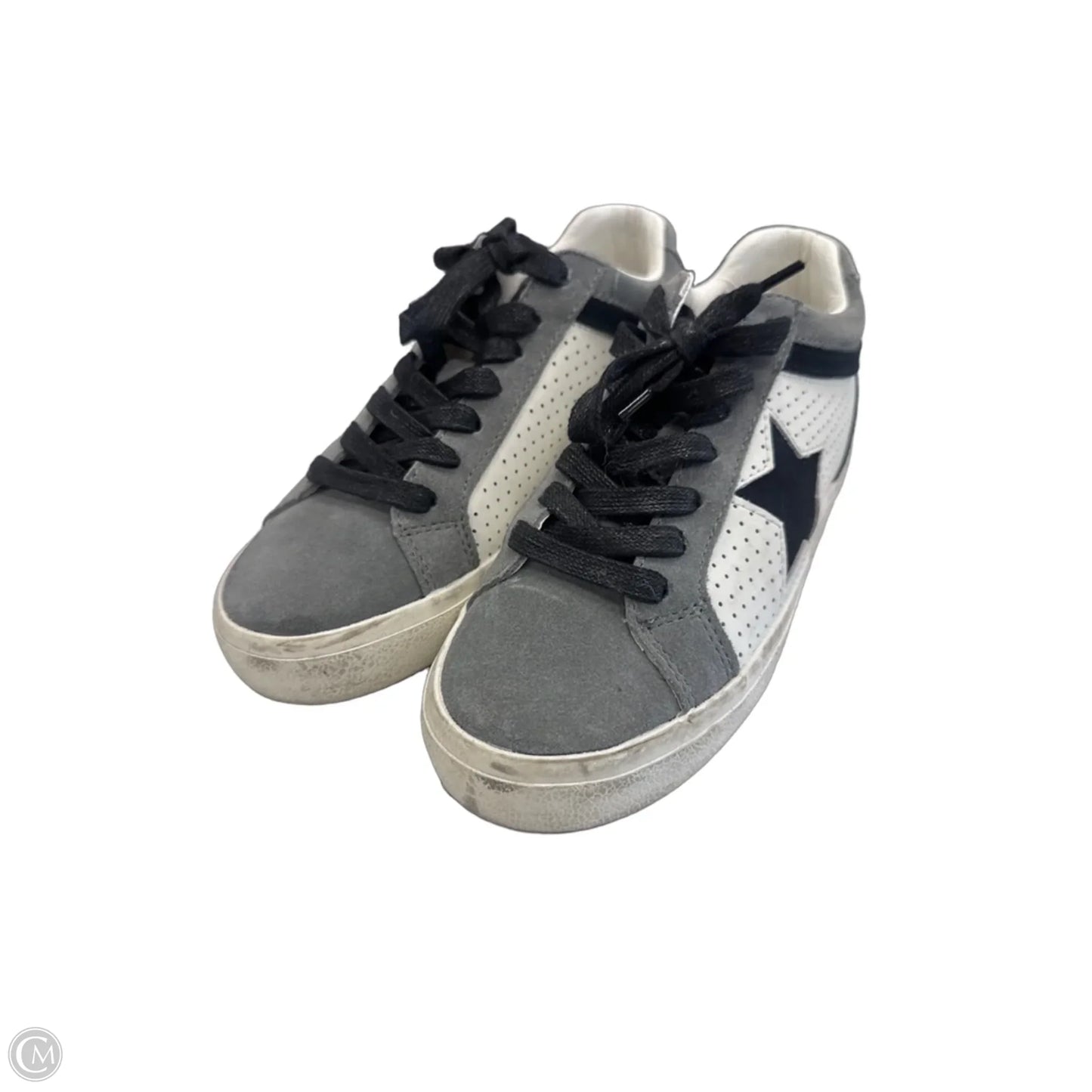 Shoes Sneakers By Vintage Havana In Grey & White, Size: 7.5