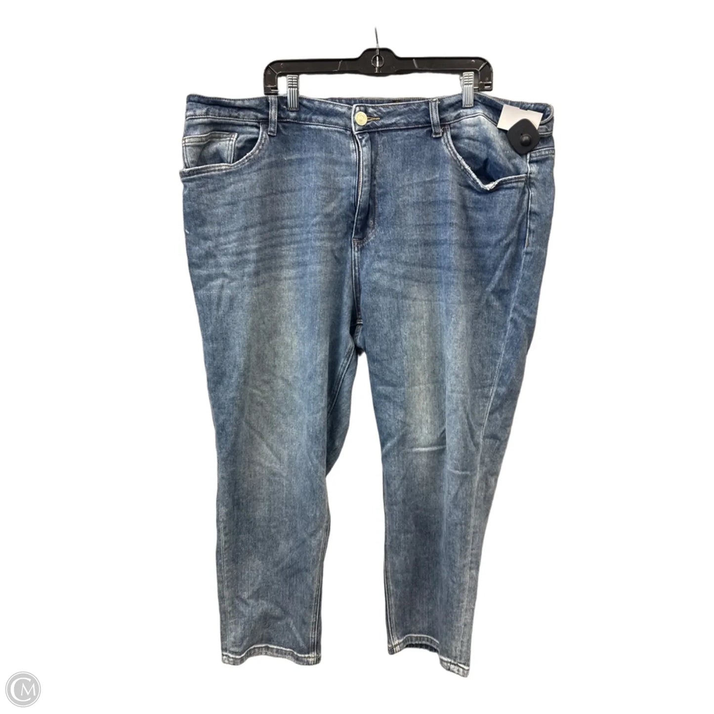 Jeans Skinny By Vervet In Blue Denim, Size: 22
