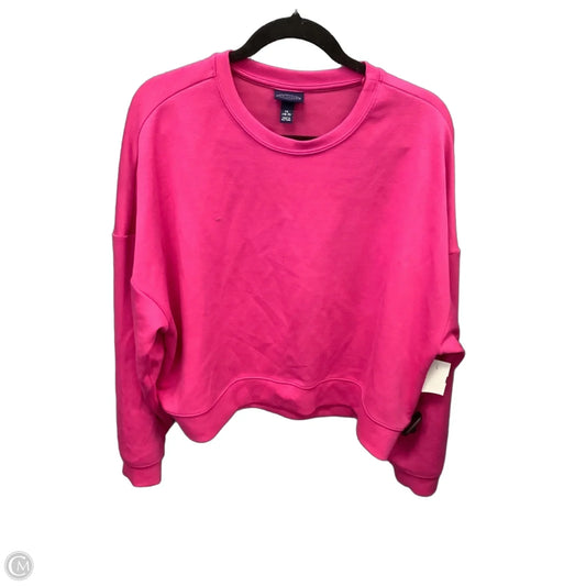 Sweatshirt Crewneck By Scoop In Pink, Size: Xl