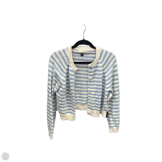 Cardigan By Universal Thread In Striped Pattern, Size: M