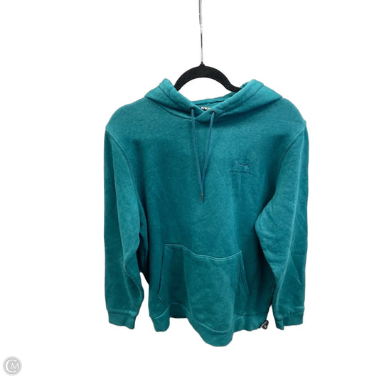 Sweatshirt Hoodie By Under Armour In Green, Size: M