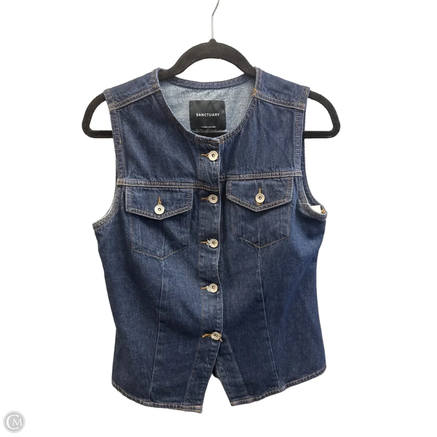 Vest Other By Sanctuary In Blue Denim, Size: Small