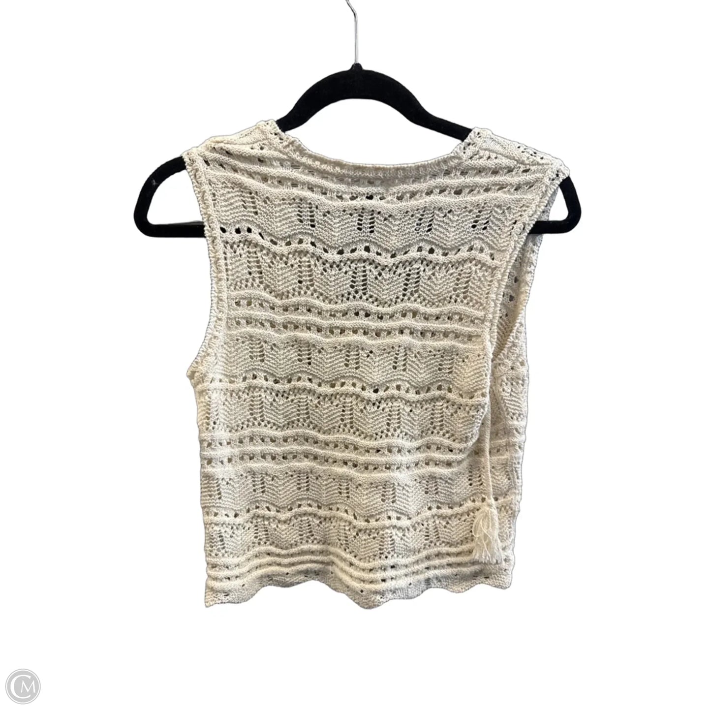 Top Sleeveless By American Eagle In Cream, Size: S