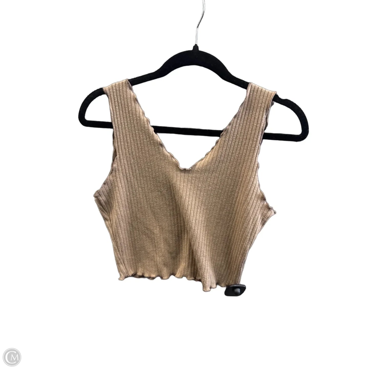 Top Sleeveless Basic By Shein In Brown, Size: L