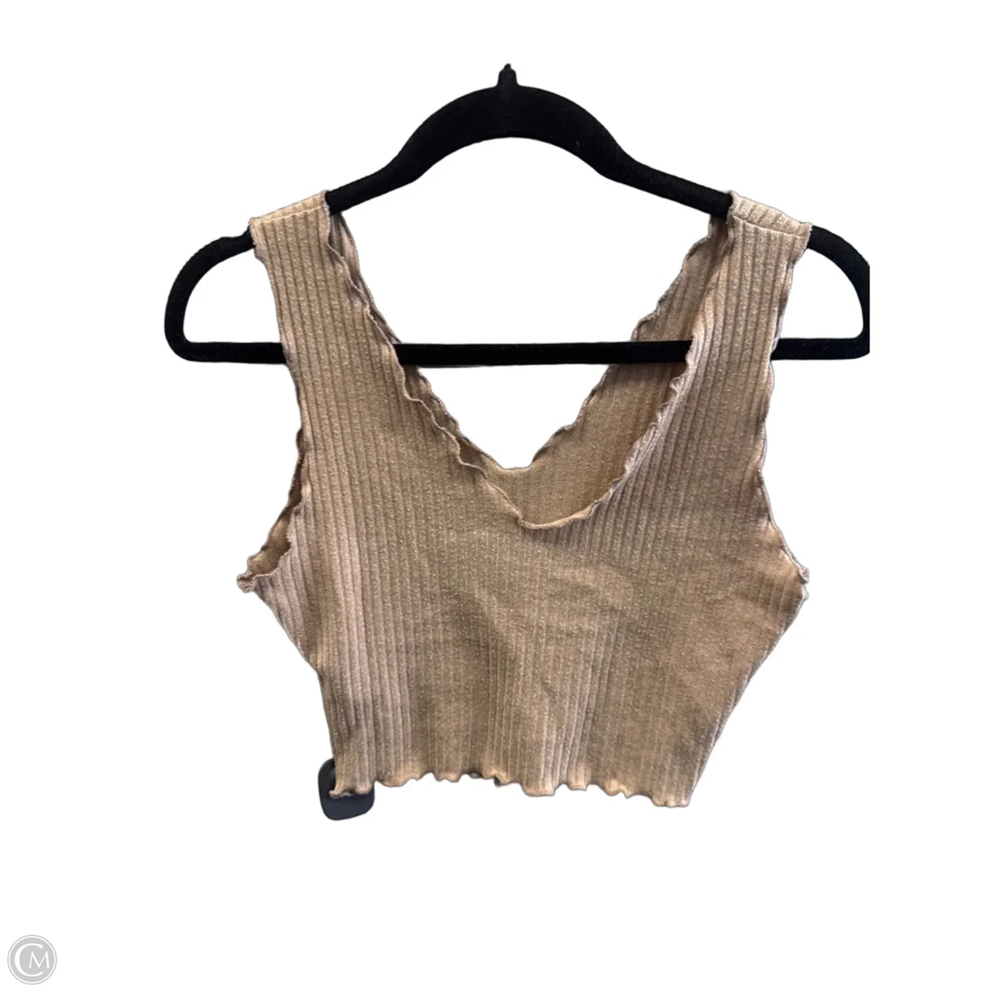 Top Sleeveless Basic By Shein In Brown, Size: L