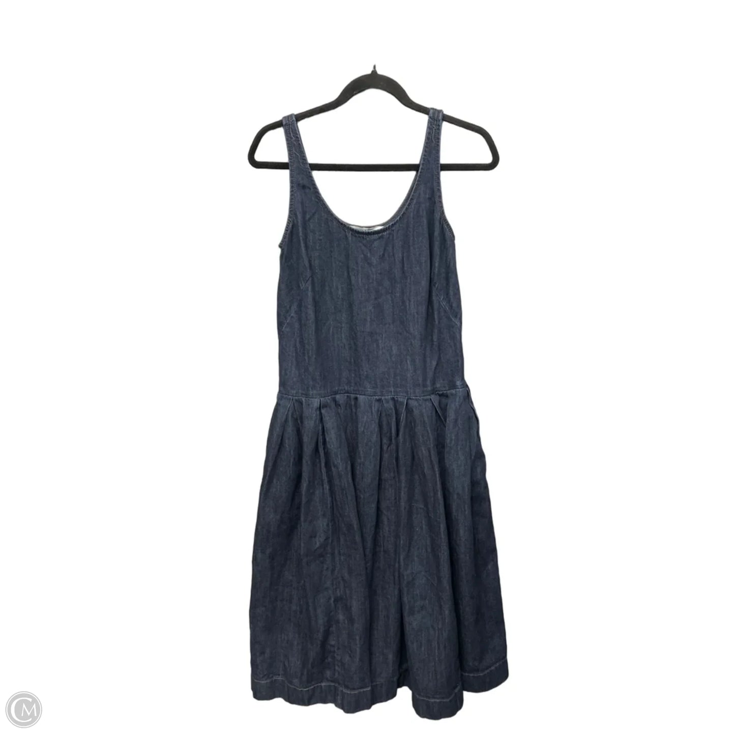 Dress Casual Midi By Old Navy In Blue Denim, Size: Xs
