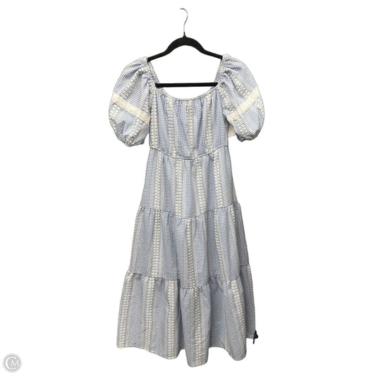 Dress Casual Midi By She + Sky In Blue, Size: S