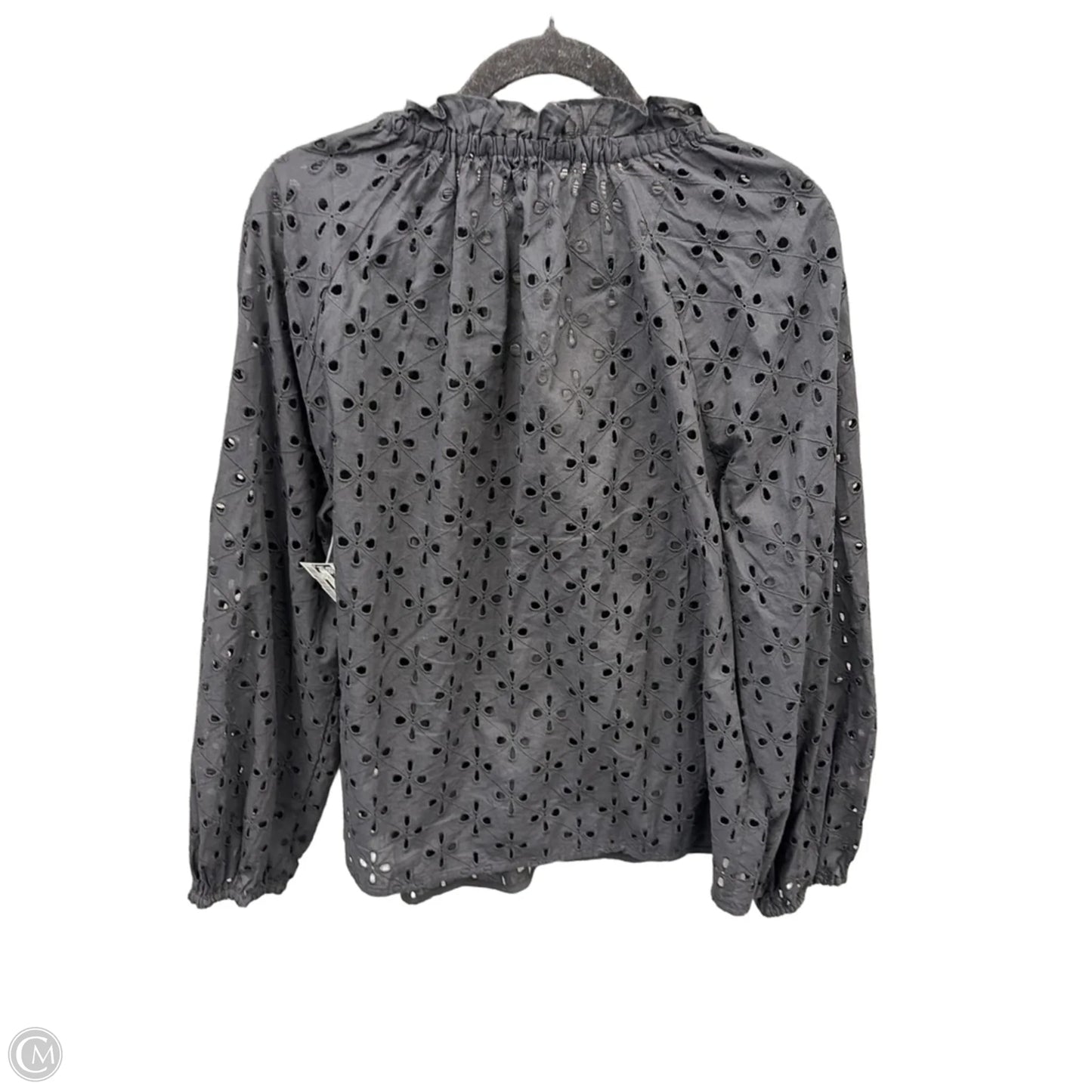 Top Long Sleeve By Nine West In Black, Size: Xl