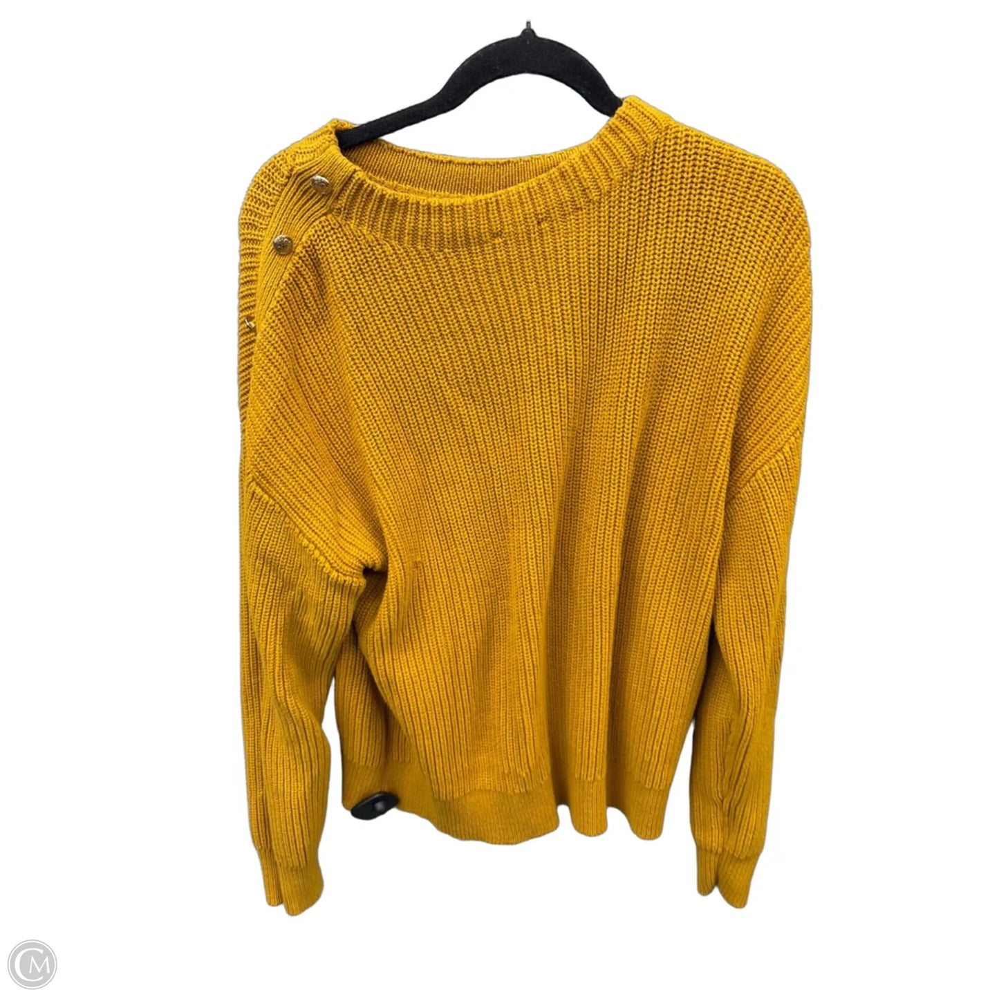 Sweater By Ann Taylor In Yellow, Size: Xl