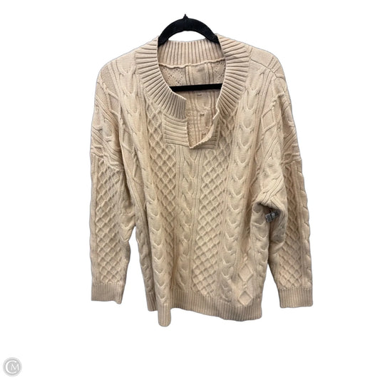 Sweater By Clothes Mentor In Brown, Size: Xl