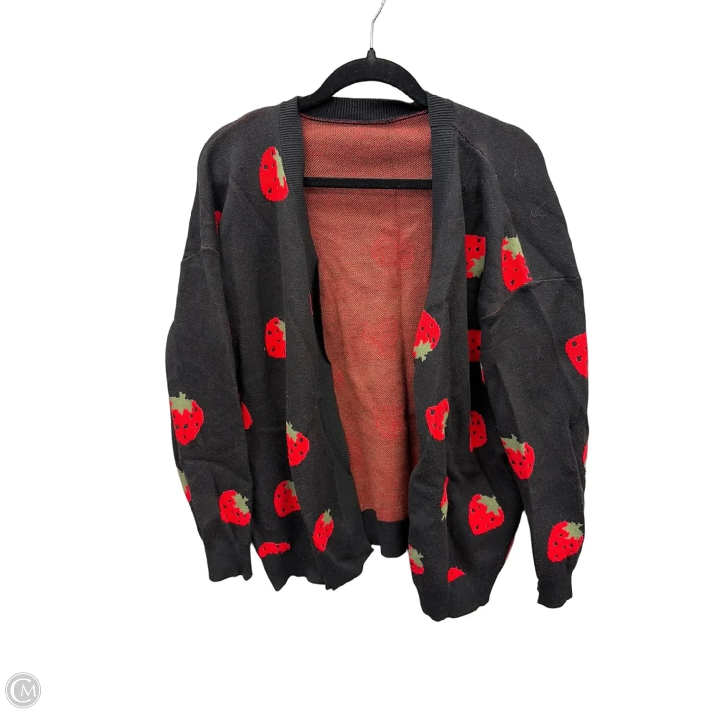 Sweater Cardigan By Cmf In Black, Size: Xxl