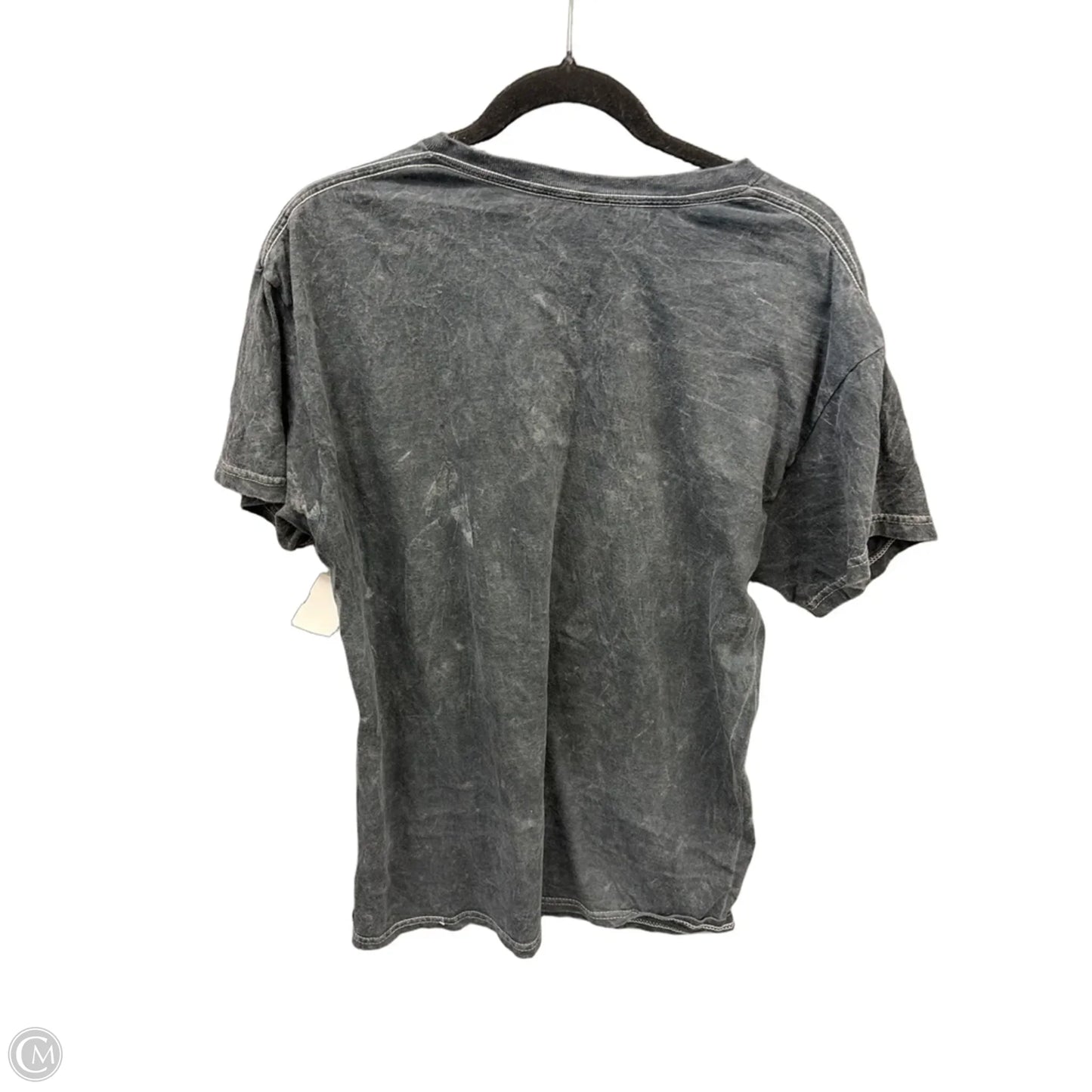 Top Short Sleeve By Clothes Mentor In Grey, Size: L