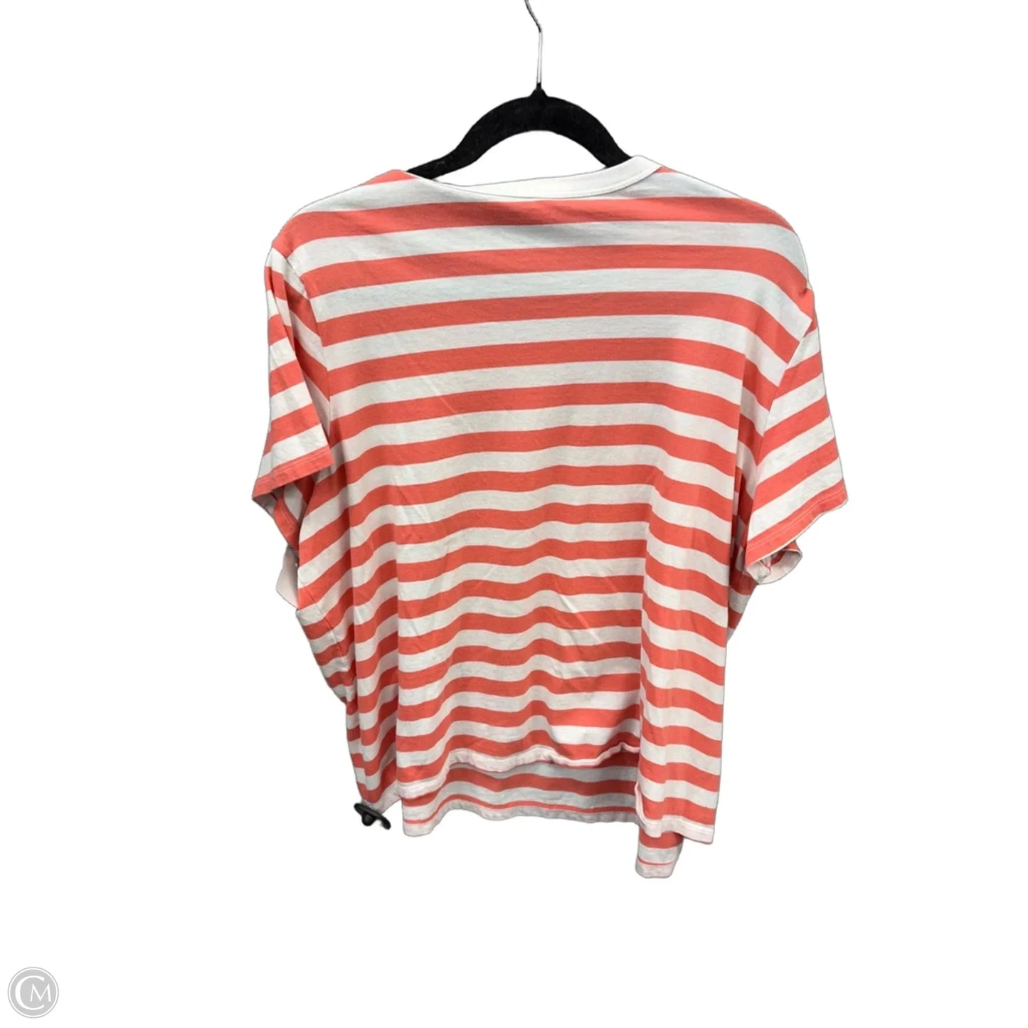 Top Short Sleeve Basic By Old Navy In Striped Pattern, Size: Xxl