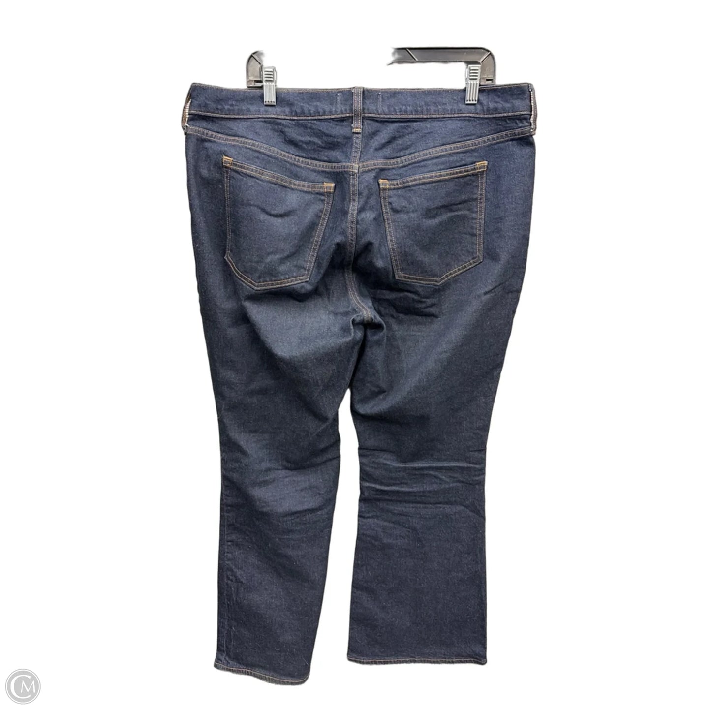 Jeans Boot Cut By Abercrombie And Fitch In Blue Denim, Size: 16
