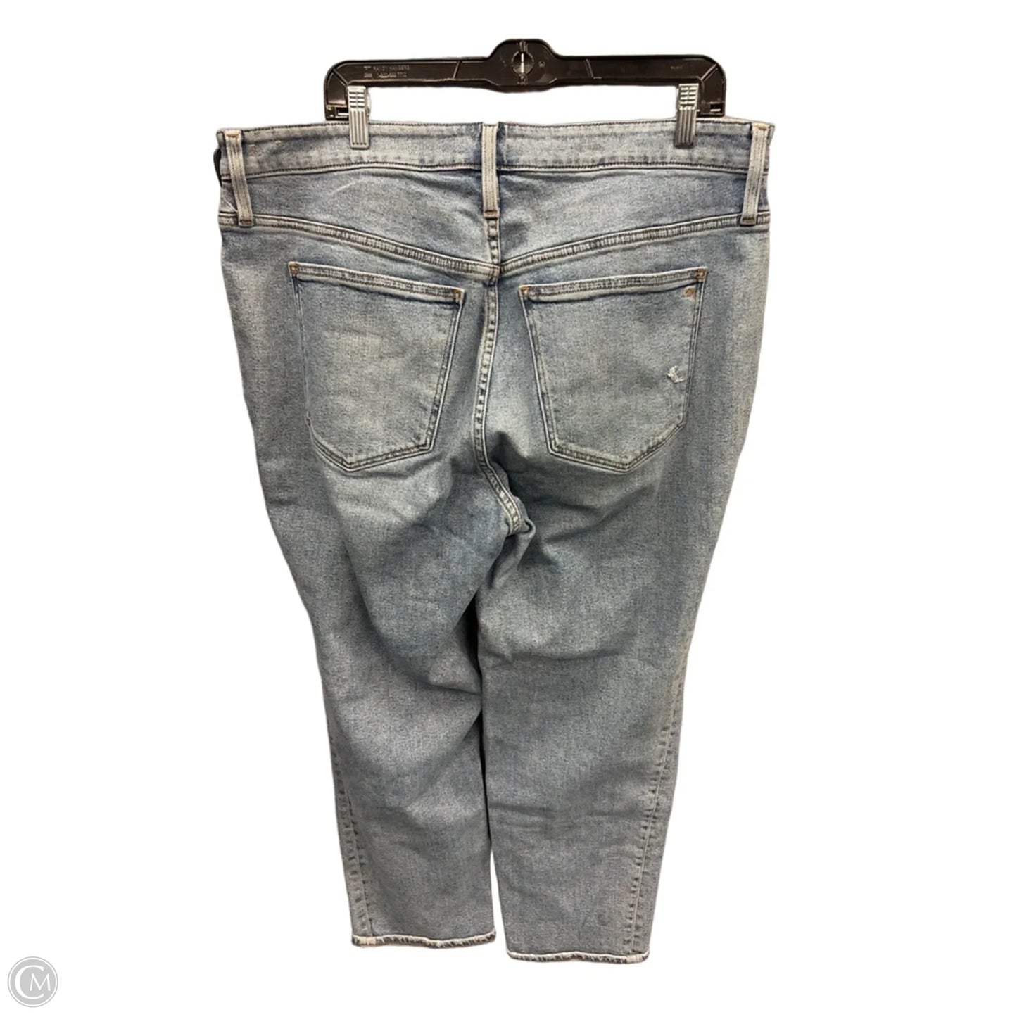 Jeans Straight By Madewell In Blue Denim, Size: 16