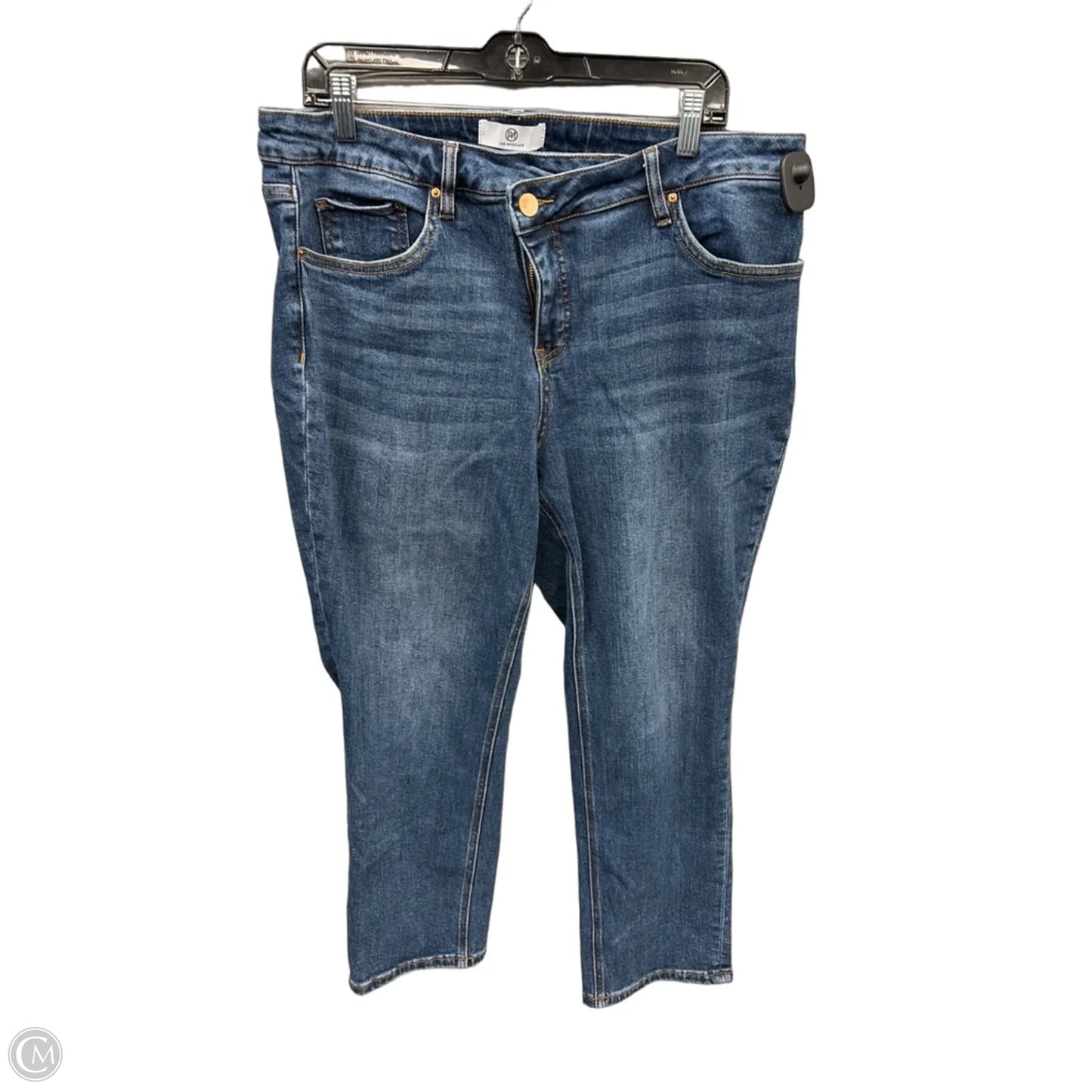 Jeans Straight By Clothes Mentor In Blue Denim, Size: 16