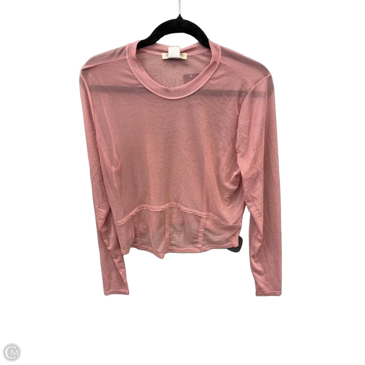Top Long Sleeve By Torrid In Pink, Size: 1x
