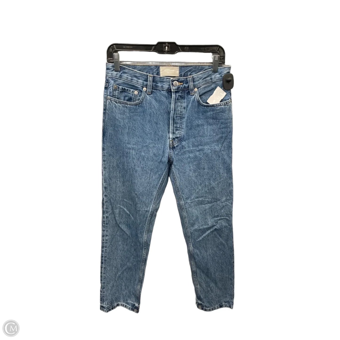 Jeans Straight By Everlane In Blue Denim, Size: 2