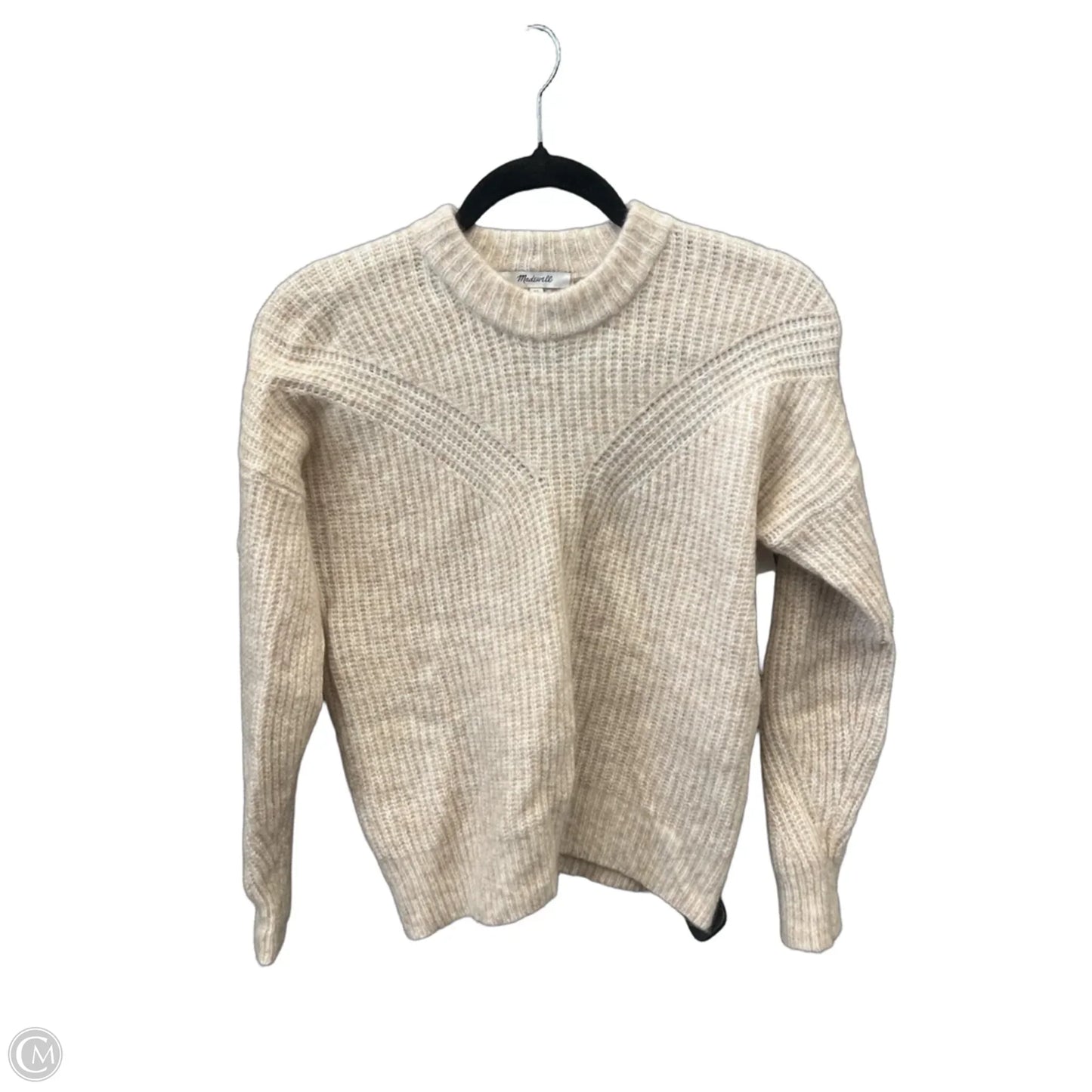 Sweater By Madewell In Cream, Size: Xs