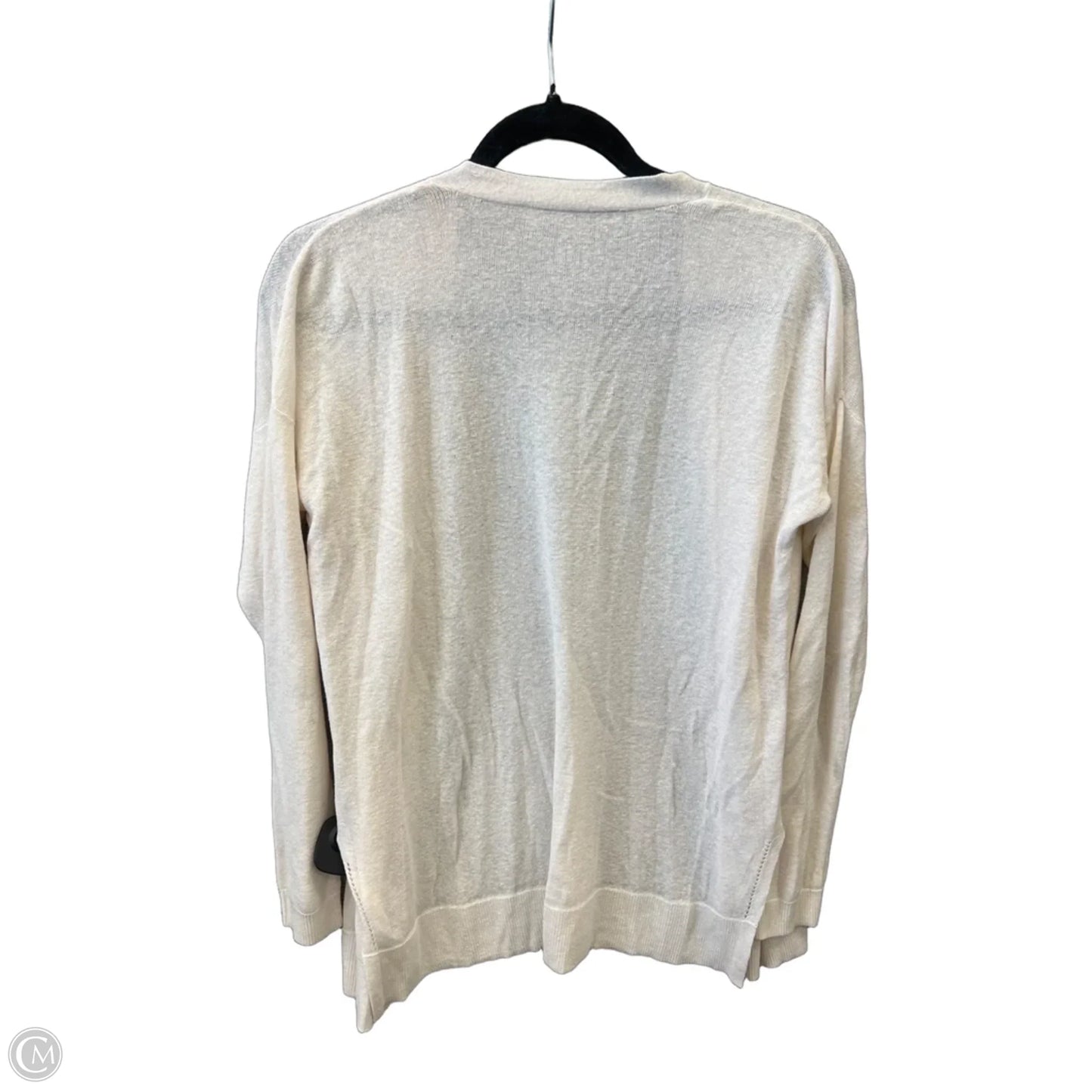 Cardigan By Loft In Cream, Size: S