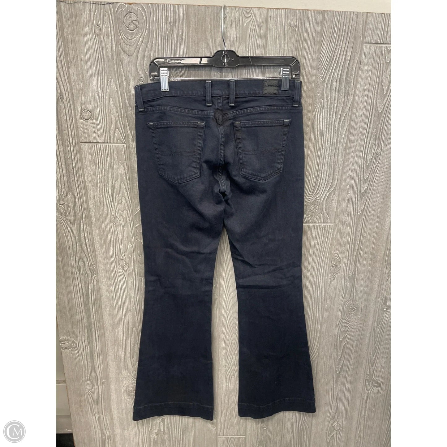 Jeans Flared By Lucky Brand In Black Denim, Size: 8