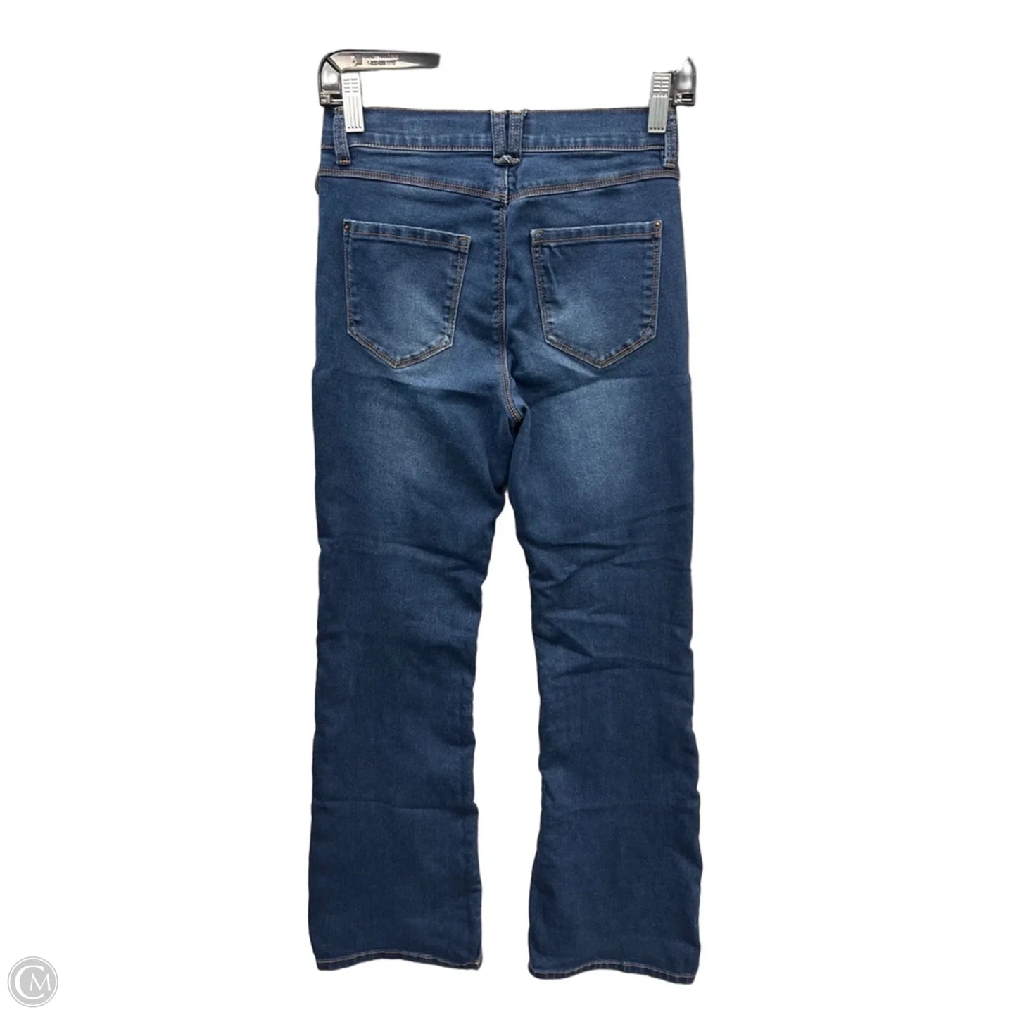 Jeans Flared By Curve Appeal In Blue Denim, Size: 4